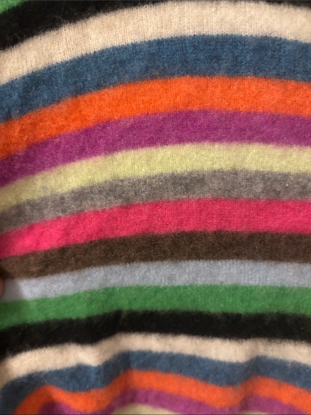 Michael Stars Multicolor Striped Cashmere Sweater - Picture 3 of 5